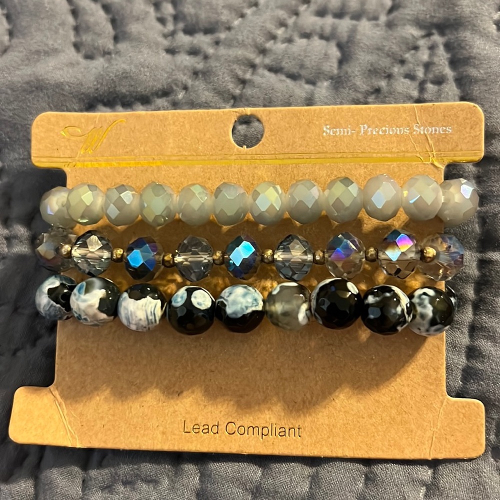 Stretchy beaded bracelets